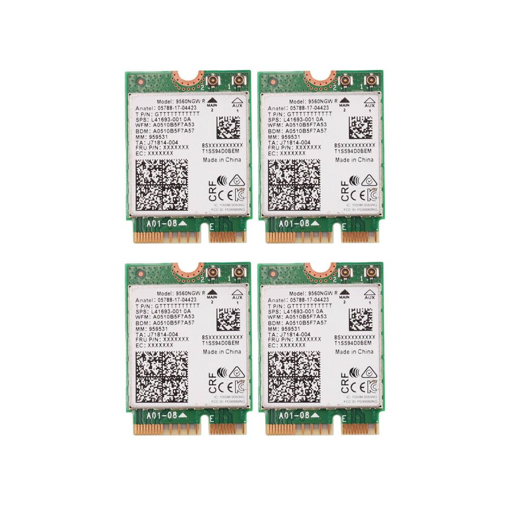 4X 1730Mbps For Dual Band Wireless Ac 9560 Desktop Kit 5.0 802.11Ac M.2 Cnvi 9560Ngw Wifi Card 6032767123290