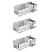 3X Shower Shelf Stainless Steel Shower Shelf Without Drilling Shower Basket for Bathroom Shower Bathroom Shelf Organizer