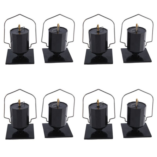 Solar Hanging Display Motor Rotating Small Motor Solar  Wind Spinner Motor Multi-Purposes Rotatable Hook 8Pcs