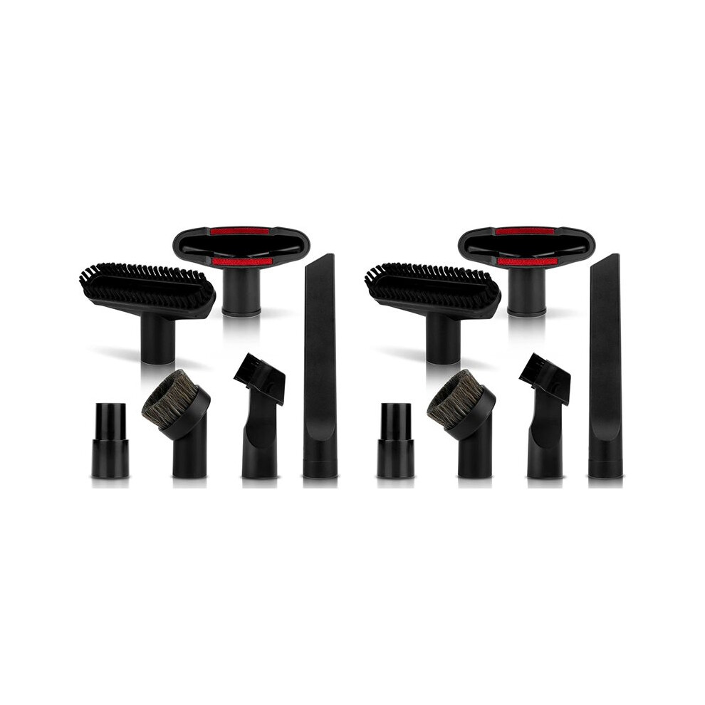 2X Vacuum Cleaner Attachments 32Mm Vacuum Cleaner Attachment Kit Extra Nozzle Kit Cleaning Brush Brushes And Nozzles Brecantia
