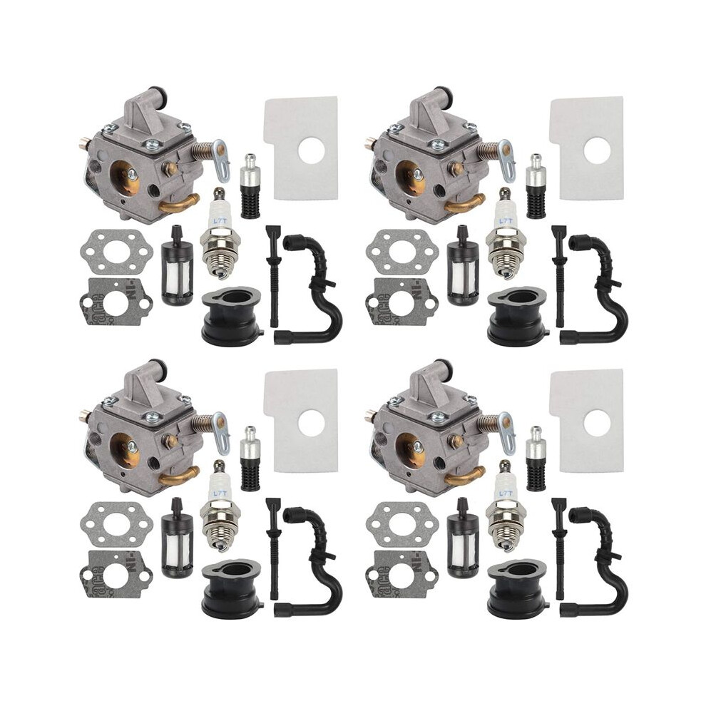 4X Ms170 Carburetor Is Suitable For Ms180 Carburetor 017 018 Ms170c Ms180c Chainsaw 1130 120 0603 And 1130 124 6034170058053