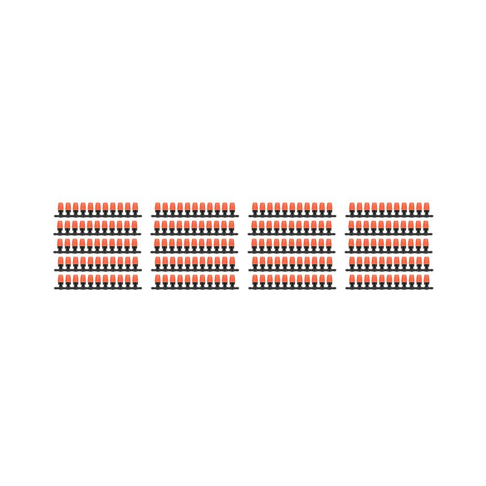 200 Pcs Three-Way Atomizing Nozzle, Adjustable Mist Nozzles, Drip Irrigation Emitters, Greenhouse Watering System Brecantia