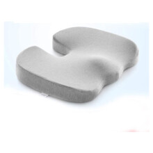 Orthopedic Memory Foam Seat Cushion for Back Pain Relief, Sciatica and Tailbone Support, Grey
