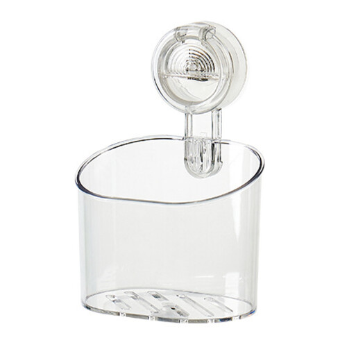 Modern Suction Cup Bathroom Organizers Easy To Install-Clear