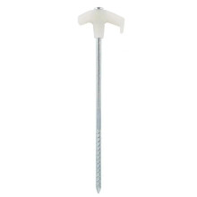 Glow in the Dark Tent Stakes 25cm with Luminous Night Visibility and Secure Threaded Grip for Camping
