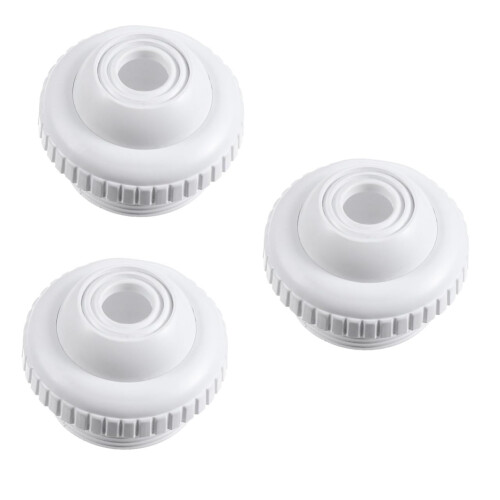 3 Pack Replacement Pool Inlet Nozzle Jet Fitting Set, Easy Installation and Enhanced Water Circulation