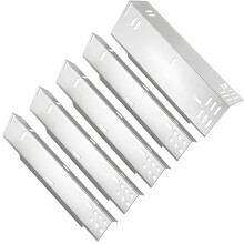 Plaques de tente chauffante pour gril en acier inoxydable, 5