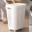 Spacious Breathable Plastic Clothes Basket Ideal For-Gray 5