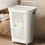 Premium Sturdy Lightweight Plastic Laundry Basket Ideal-White 7