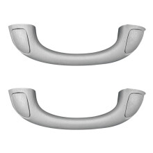 2X Tirador de Manija Auxiliar de Techo de AutomóVil Gris 74603-44020-B4 para GX470 2003-2009 Reposabrazos de Manija de Agarre Interior