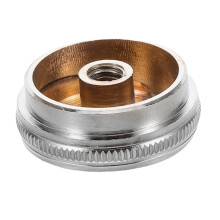 Silver Flute Head Screw Cap Replacement, Precision Engineered Fit, Durable Metal Flute Accessory