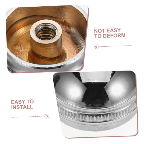Silver Flute Head Screw Cap Replacement, Precision Engineered Fit, Durable Metal Flute  Accessory 2