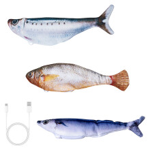 Interactief Flopping Fish Cats Toy 3 Motion-modellen Catmint
