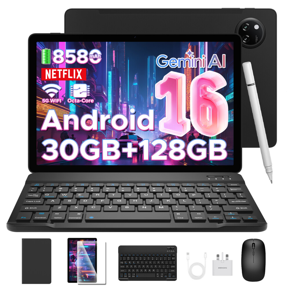 Doogee Tab A9 Pro+ 11 Inch Tablet, Android 15 Tablet With Keyboard 6942654901866