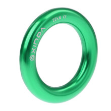 Aluminum Climbing Gear Set with Smooth Rope Feed and Reinforced Loops for Outdoor Exploration, Green