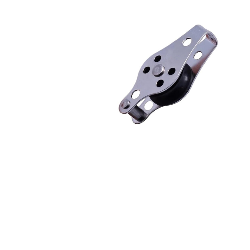 2Pcs 316 Stainless Steel Pulley 45Mm Blocks, Corrosionresistant Marine Pulley With 360 Swivel For Boat Rope And Anchor Trolley 9351714658072