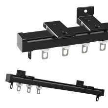 Heavy Duty Aluminium Ceiling Curtain Track Set for Room Divider or Shower, Smooth Gliding and Corrosion Resistant