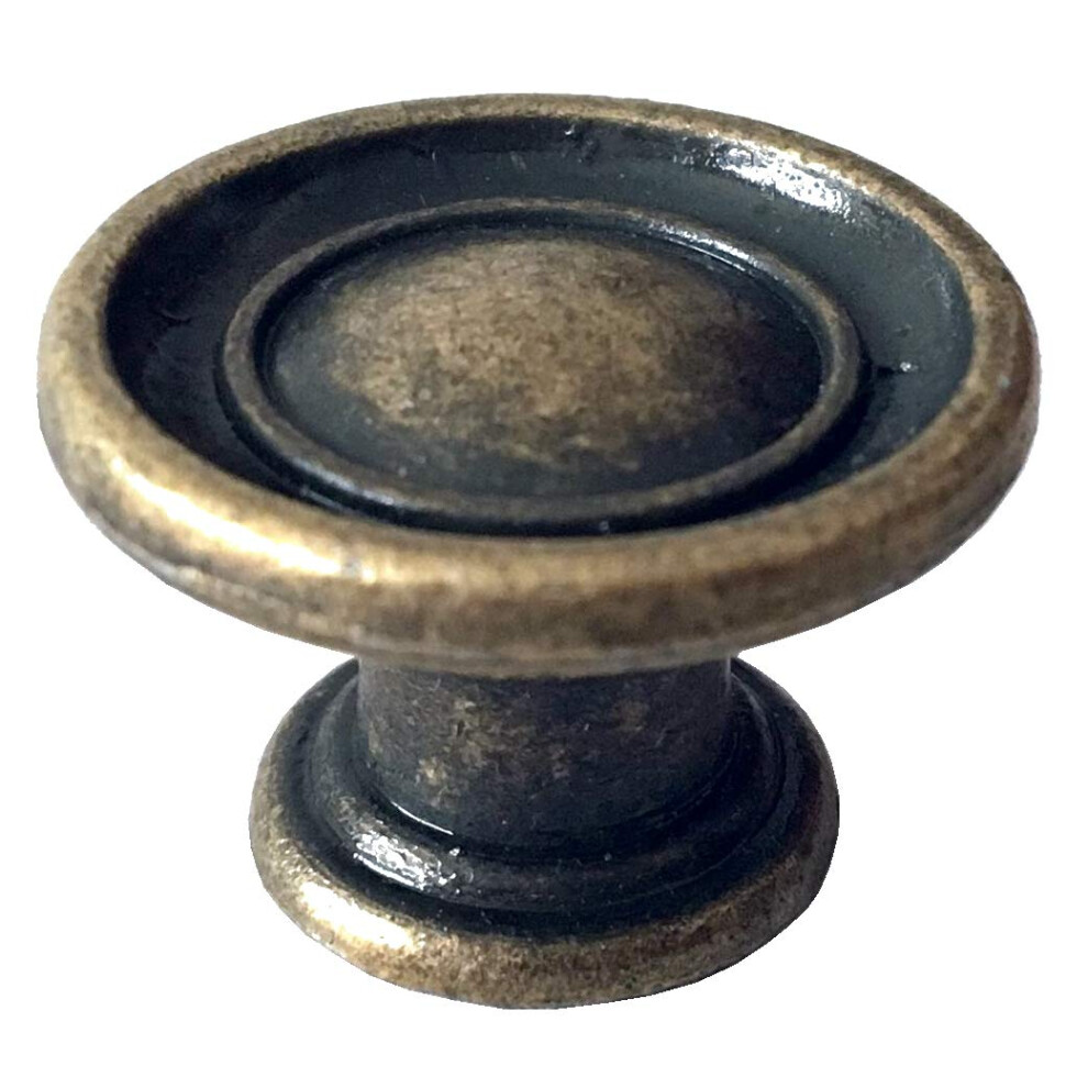 Antique Bronze Bail Drawer Pull 5.25 Inch Centers Vintage Cabinet Handle For Dresser Replacement 9771547032410