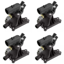 4X Motorkoelvloeistofthermostaat Sluit Wateruitlaat CM5G-9K478-GA aan voor B-Max Fiesta MK7 1.0 2017-2023 CM5G-9K478-FA