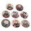 Functional Cats Theme Wood Coaster Set Prevent Tables From-B 1