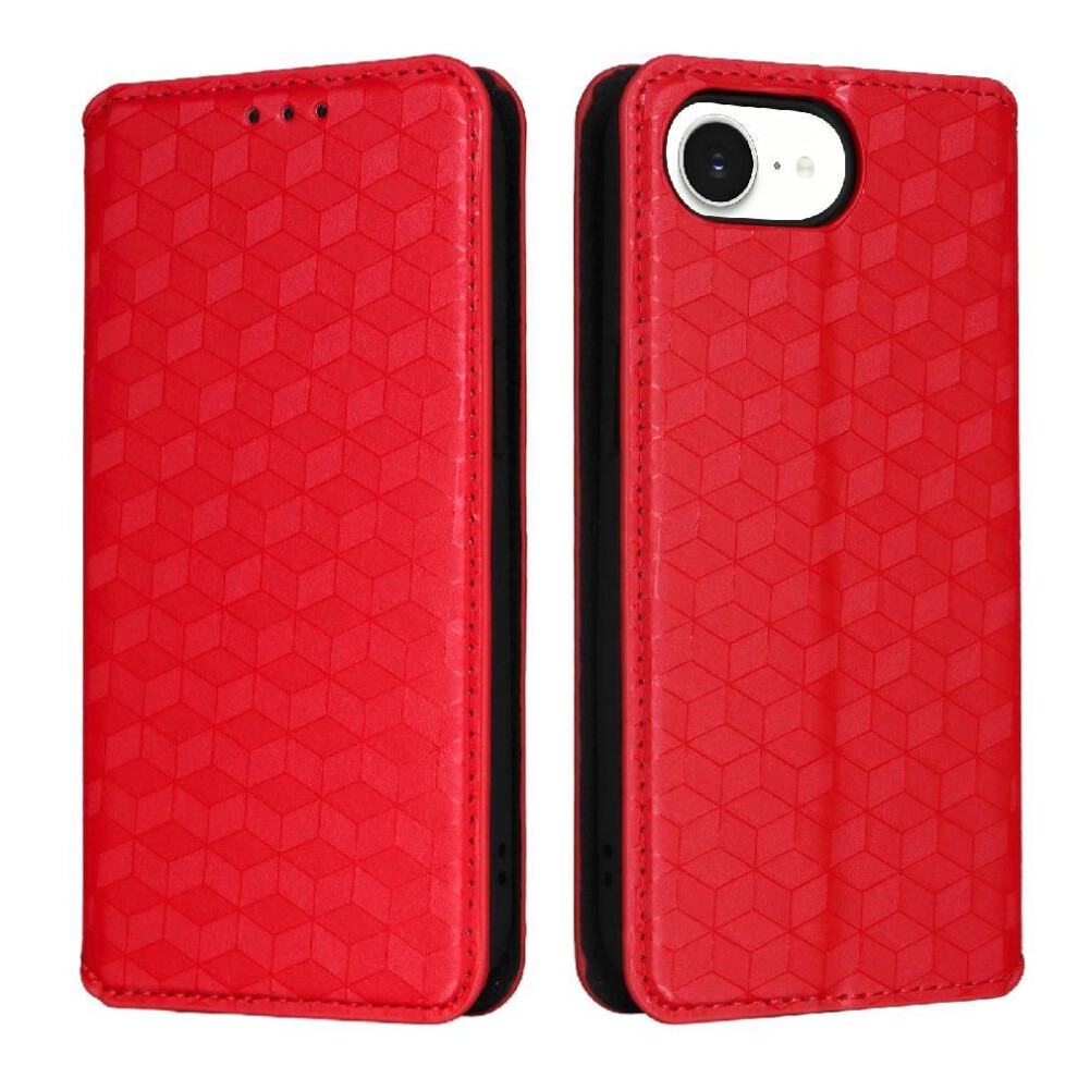 Case For Iphone 16E 3D Pattern Wallet Card Slots Holder Pu Leather Magnetic Closure 764563344260
