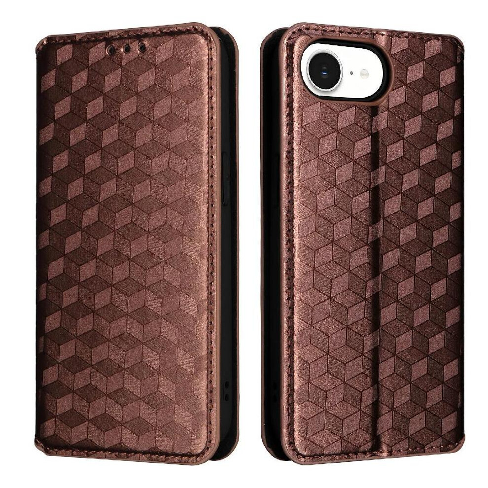 Case For Iphone 16E 3D Pattern Wallet Card Slots Holder Pu Leather Magnetic Closure 764563344222