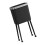 Durable Wheeled Kitchen Waste Bin 15L Spacious Size Ideal-Black 1