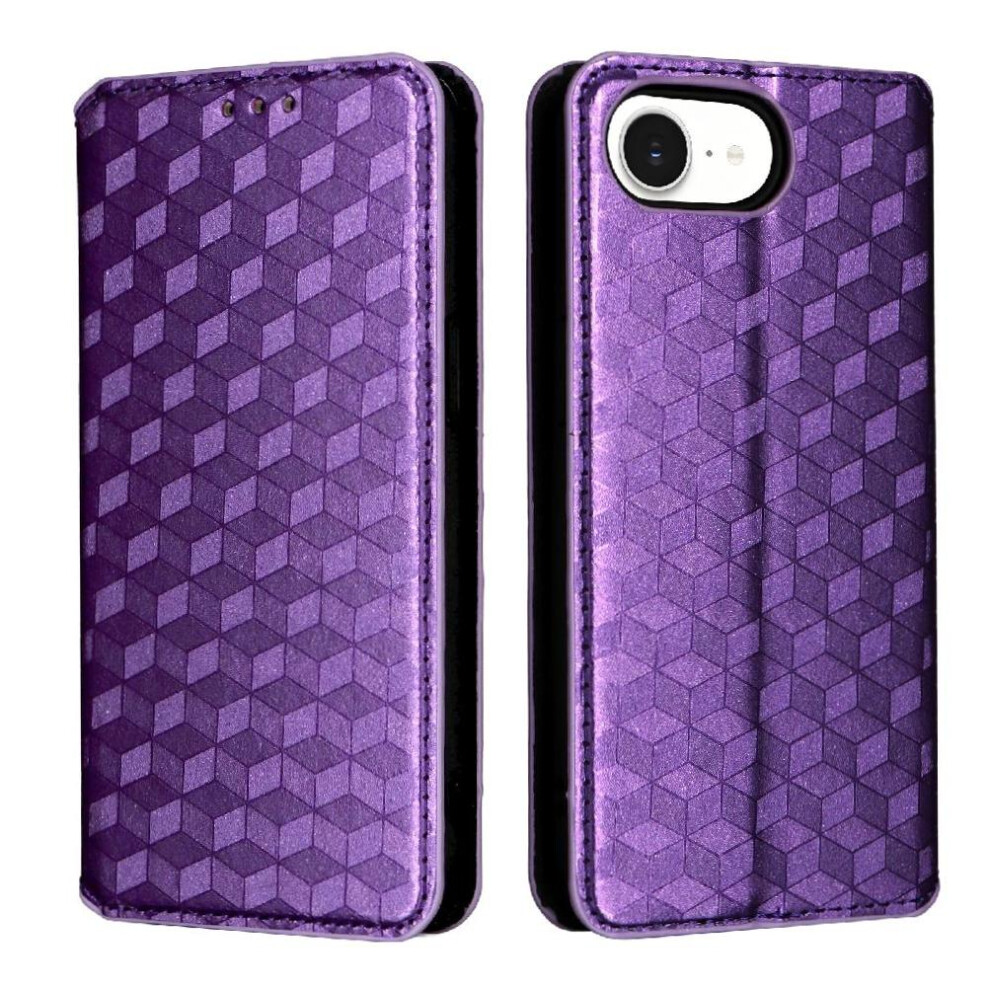 Case For Iphone 17E Pu Leather Magnetic Closure Wallet 3D Pattern Card Slots Holder 764563344291