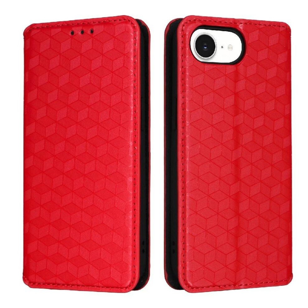 Case For Iphone 17E Pu Leather Magnetic Closure Wallet 3D Pattern Card Slots Holder 764563344321