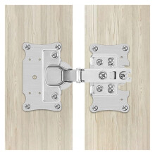 Chrome Door Hinges Heavy Duty Butt Hinges Set, Corrosion Resistant, Smooth Quiet Operation, Easy Install