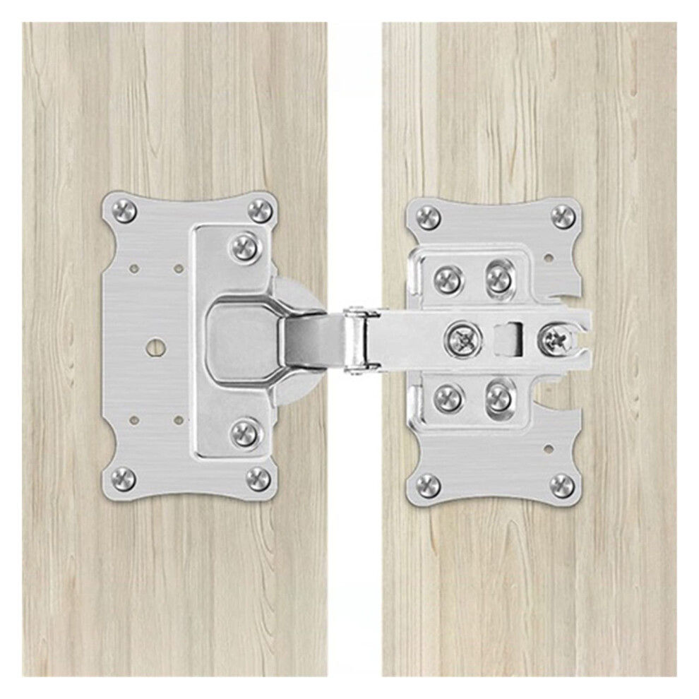 Chrome Door Hinges Heavy Duty Butt Hinges Set, Corrosion Resistant, Smooth Quiet Operation, Easy Install 9073542180180