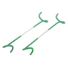2PCS Double Headed Camping Light Hooks with NonSlip Rubber Coating for Outdoor Tent Lamp Hanging