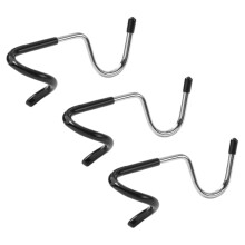 3pcs Steel Camping Lantern Hooks with Rubber Sleeve Protection and Antislide Cover for Tent Camping