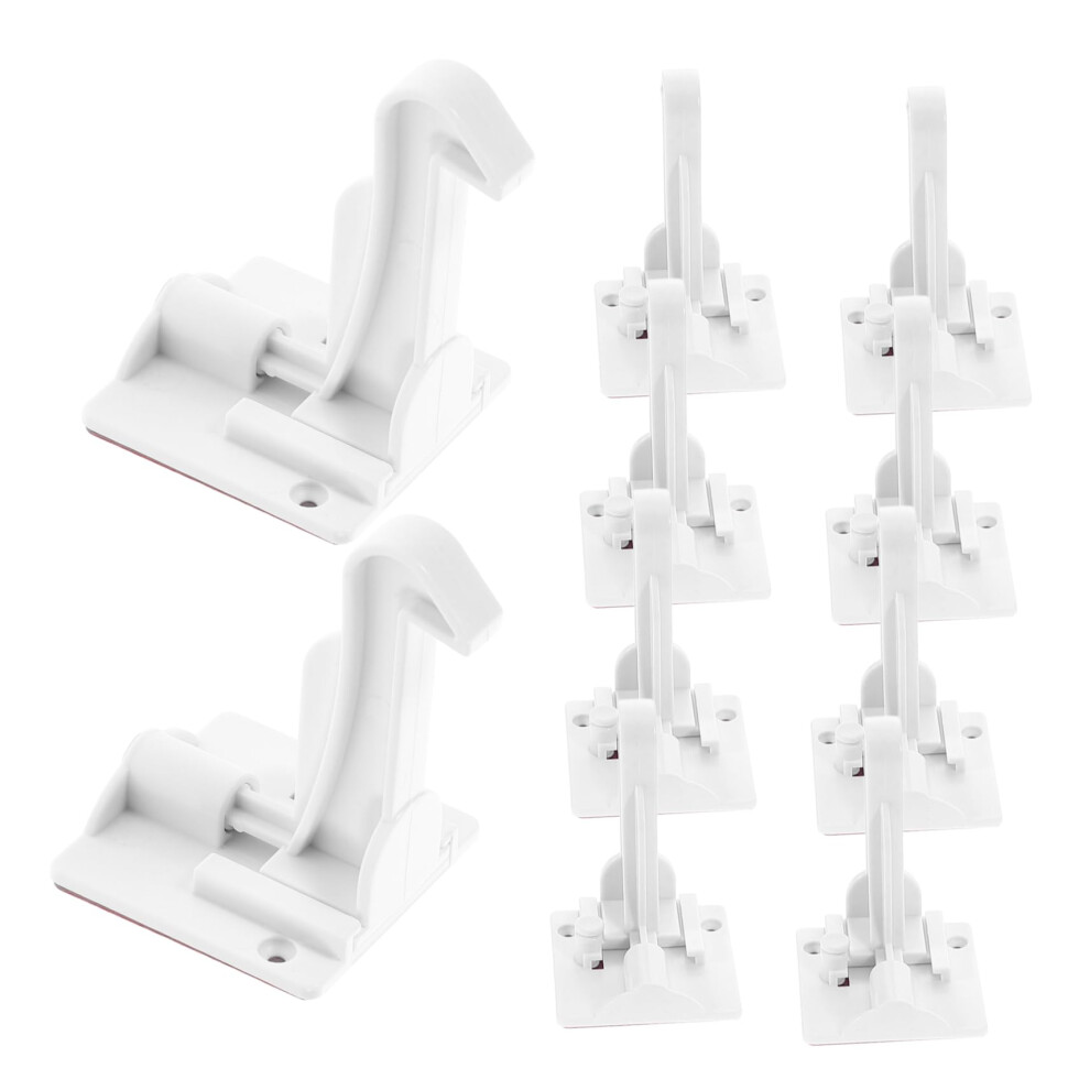 Baby Safety Cabinet Locks 12pcs Invisible NoDrill Child Proof Drawer Locks for Cabinets and Drawers
