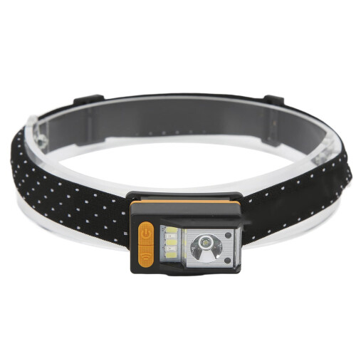 USB Rechargeable LED Headlamp with Smart Motion Sensor, IPX4 Waterproof, 60 Adjustable Beam