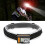 USB Rechargeable LED Headlamp with Smart Motion Sensor, IPX4 Waterproof, 60 Adjustable Beam 4