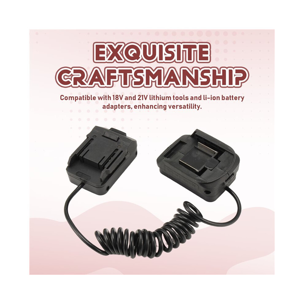 Battery Adapter Converter Extended Weight Reducer For 18V For Zhipu Hongsong Jingmi 21V Lithium Tool 6032767148477