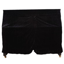Three-Dimensional Piano Cover, Gold Velvet Piano Cover, Thick Piano Dust Cover, Grand Piano Cover Black