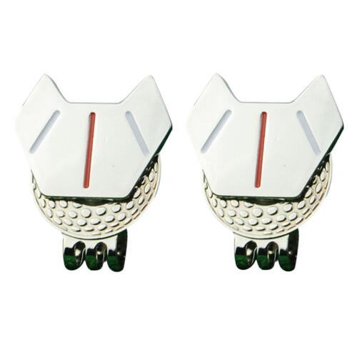 Hat Clip for Positioning Alignment, Player Position Marking Cap Badge, Suitable for All Golfers,B