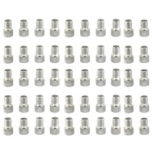 Aluminum Alloy Bicycle Valve Adapter, Suitable for Mountain Bikes and Road Bikes, Bicycle Accessories Silver