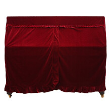 Three-Dimensional Piano Cover, Gold Velvet Piano Cover, Thick Piano Dust Cover, Grand Piano Cover Red