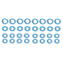 32PCS R32 Rubber Sealed Bearing Kit for TT02 TT-02 TT02D TT-02D 1/10 RC Car Upgrades Parts Accessories
