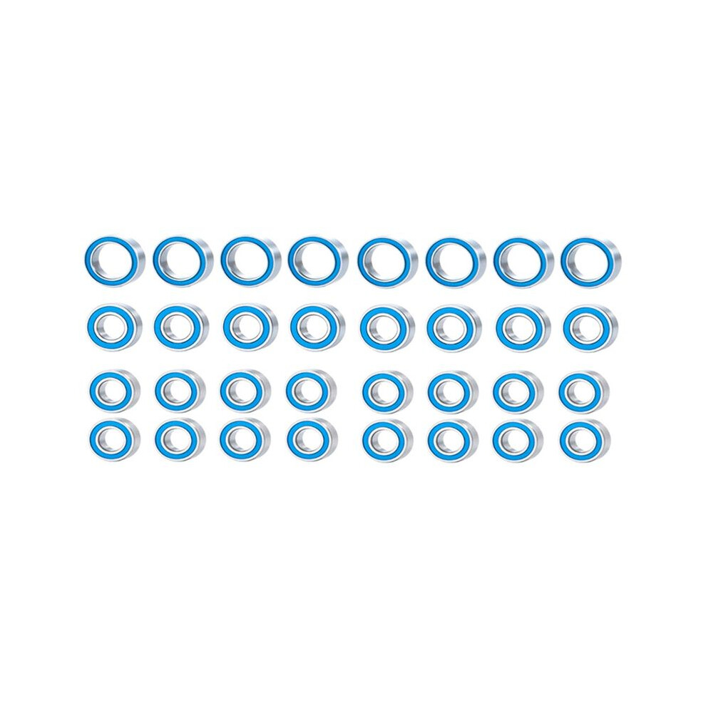 Tauoh 32Pcs R32 Rubber Sealed Bearing Kit For Tt02 Tt-02 Tt02d Tt-02D 1/10 Rc Car Upgrades Parts Accessories