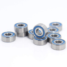 MR104RS Ball Bearings 4x10x4mm ABEC3 Blue Sealed for RC Car Truck Low Friction Smooth Rotation 10PCS
