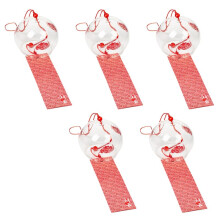 Glass Japanese Wind Chimes Room Decoration Home Doorbell Wall Hangings Outdoor Decoration Clouds