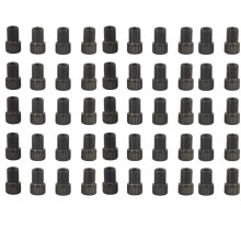 Bicycle Aluminum Alloy Valve Adapter, French Valve to American Valve, Bicycle Accessories Black