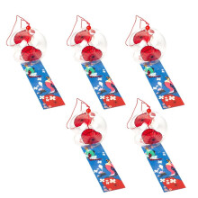Glass Japanese Wind Chimes Room Decoration Home Doorbell Wall Hangings Outdoor Decoration Umbrella