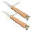 Yellow  Mushroom Knife Camping Hunting Survival Multi-Function Folding Grill Brush Tool 2