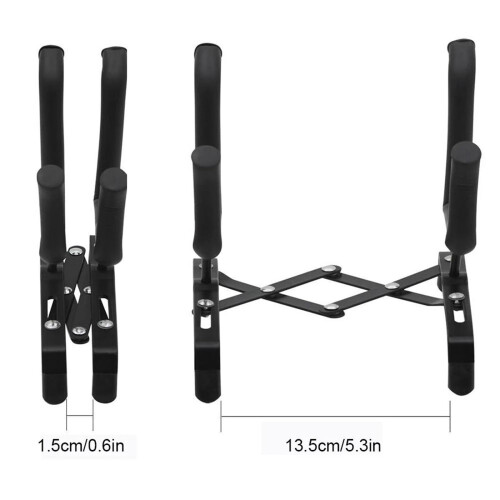 Adjustable Foldable Violin Stand with Soft Sponge Padding and Secure Support for Beginners 2