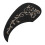 Black Guitar Pickguard Sticker Resistant Surface Scratch Protection Easy Clean Durable Design 5